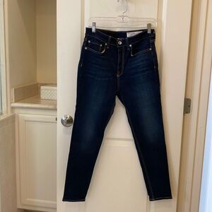 Dark rinse skinny jeans. Rag & Bone size 29